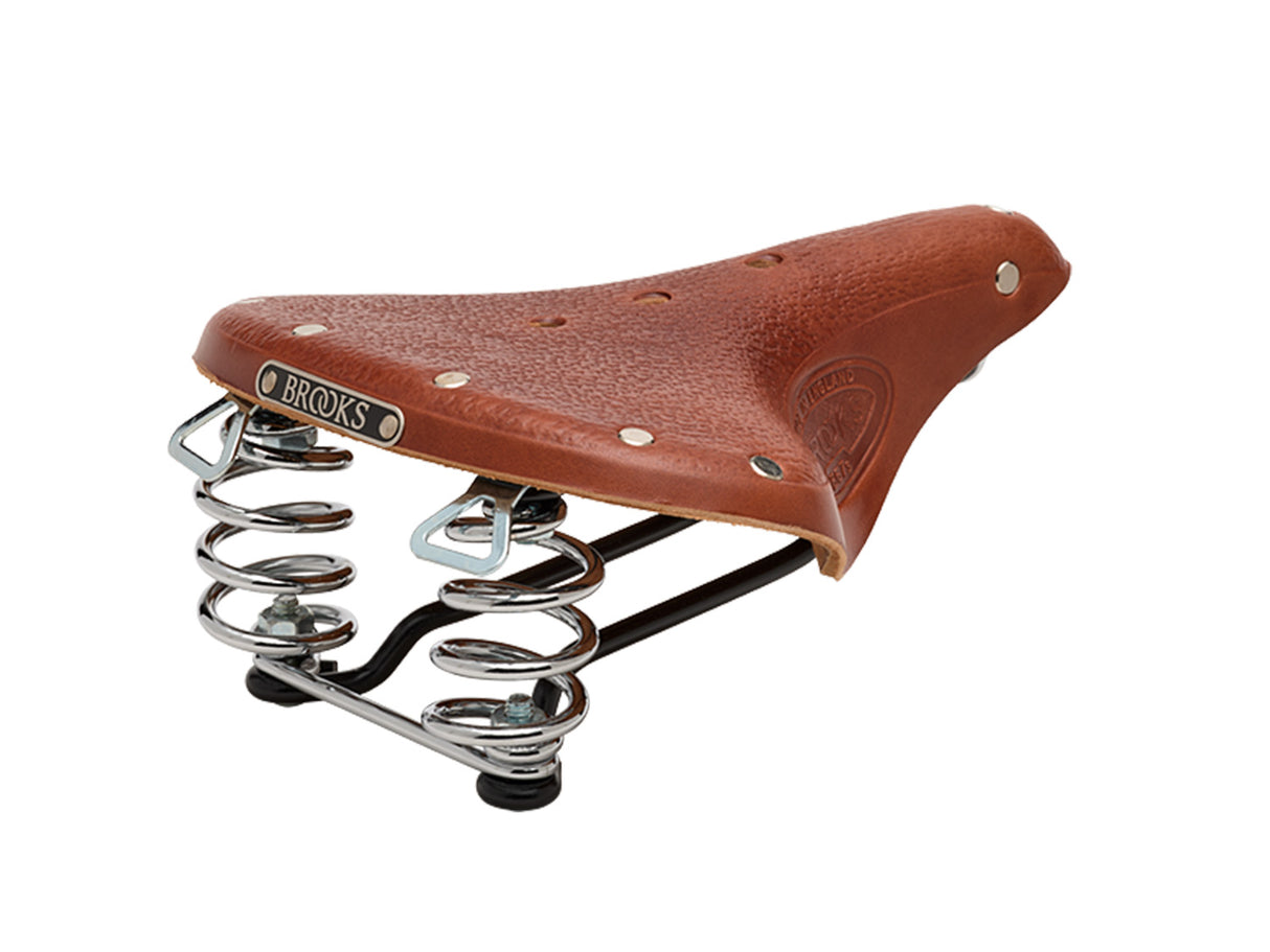 Brooks Saddle B67 Short, Leather - honey