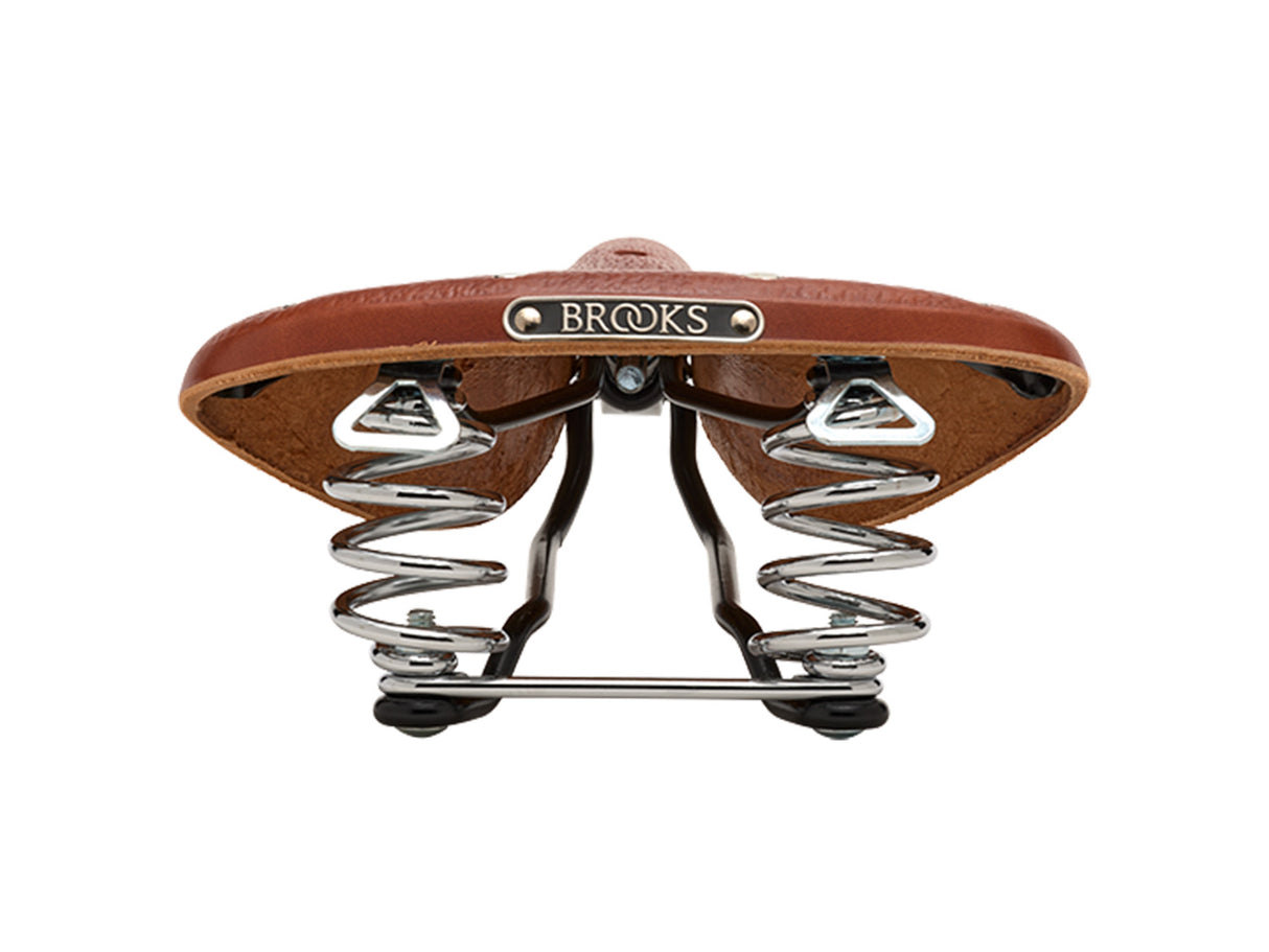 Brooks Saddle B67 Short, Leather - honey