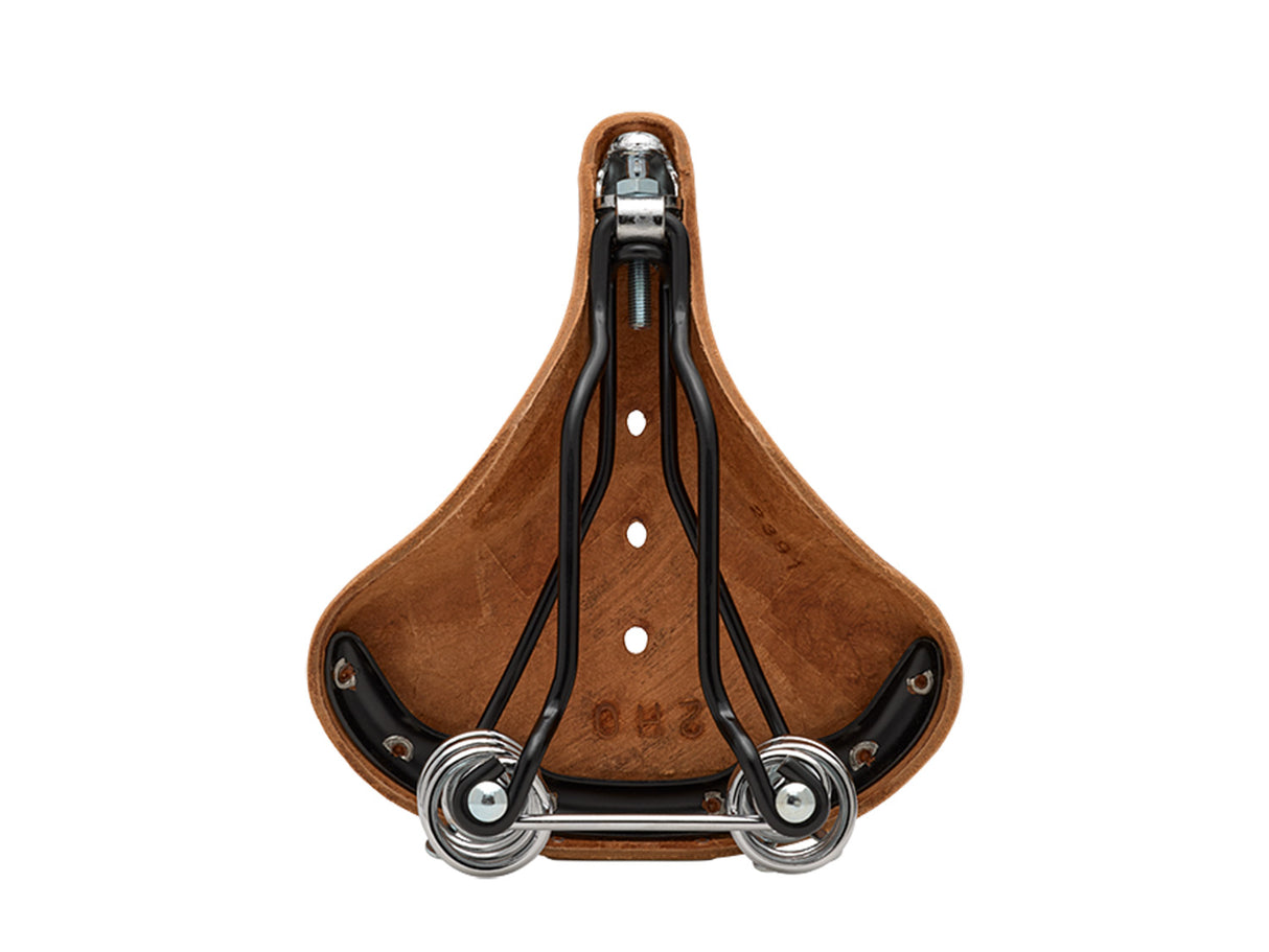 Brooks Saddle B67 Short, Leather - honey