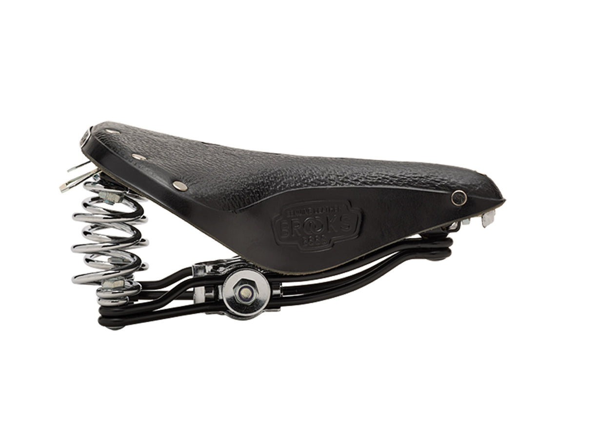 Brooks Saddle B66 Short, Leather - black