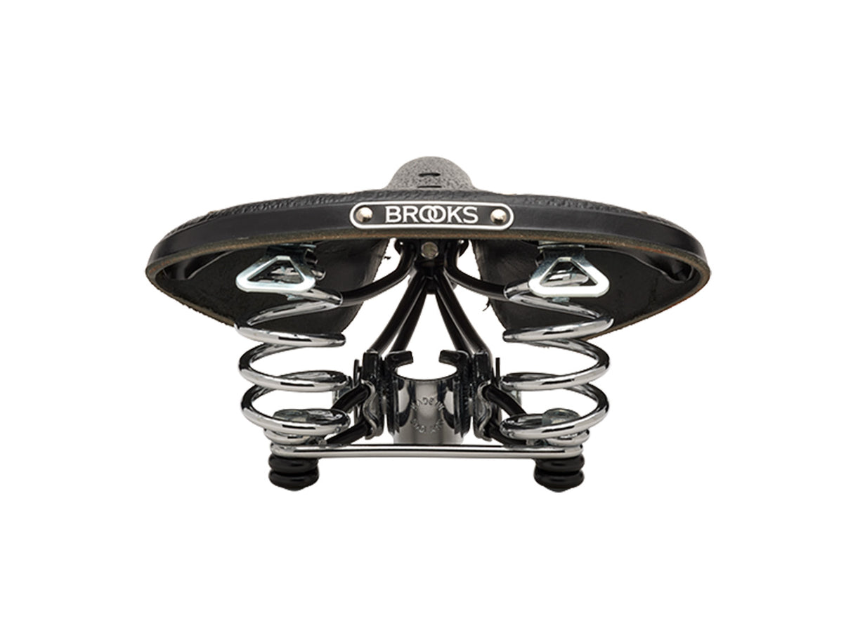 Brooks Saddle B66 Short, Leather - black