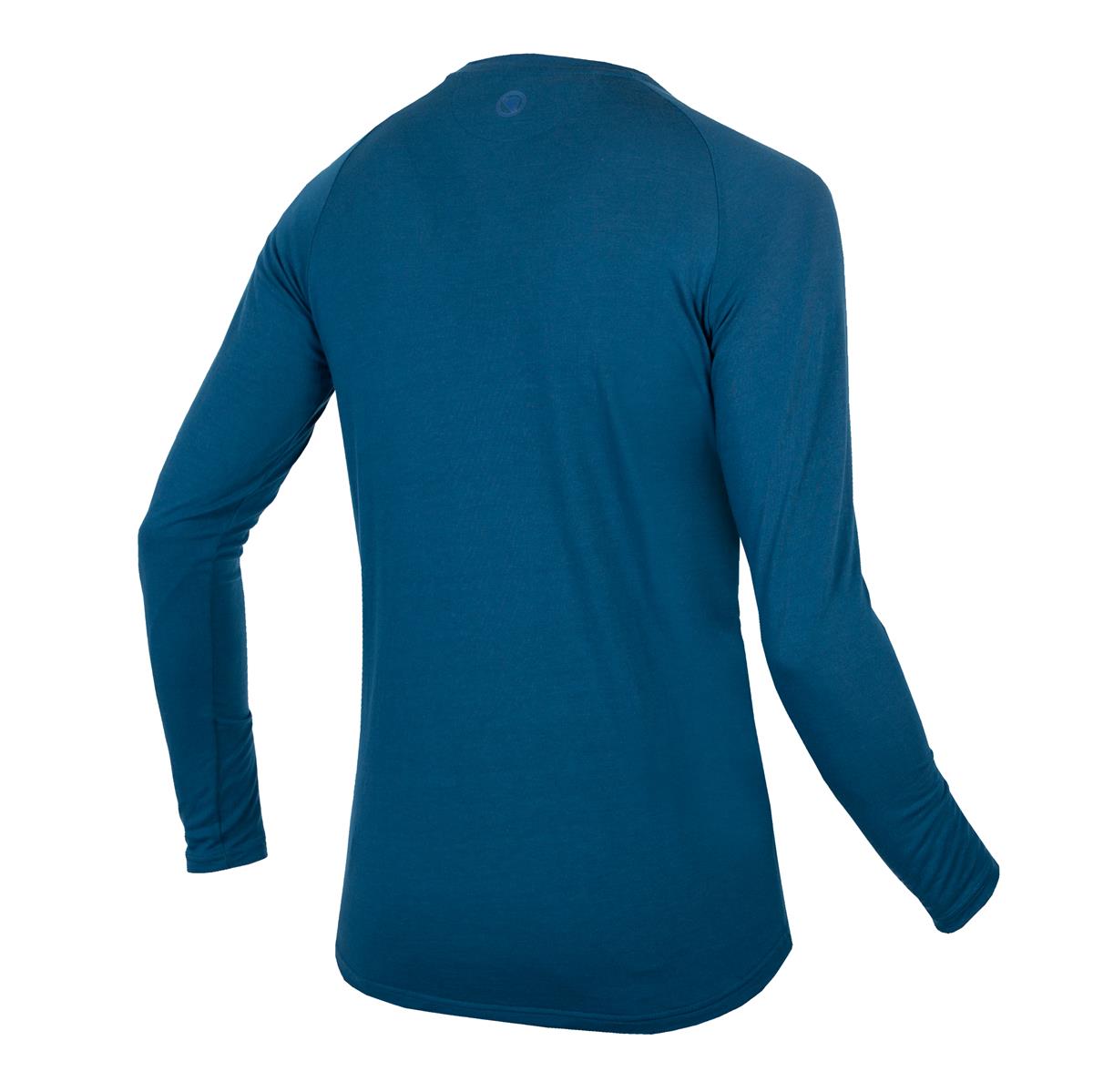 BaaBaa Blend Baselayer (langarm) - Blaubeere