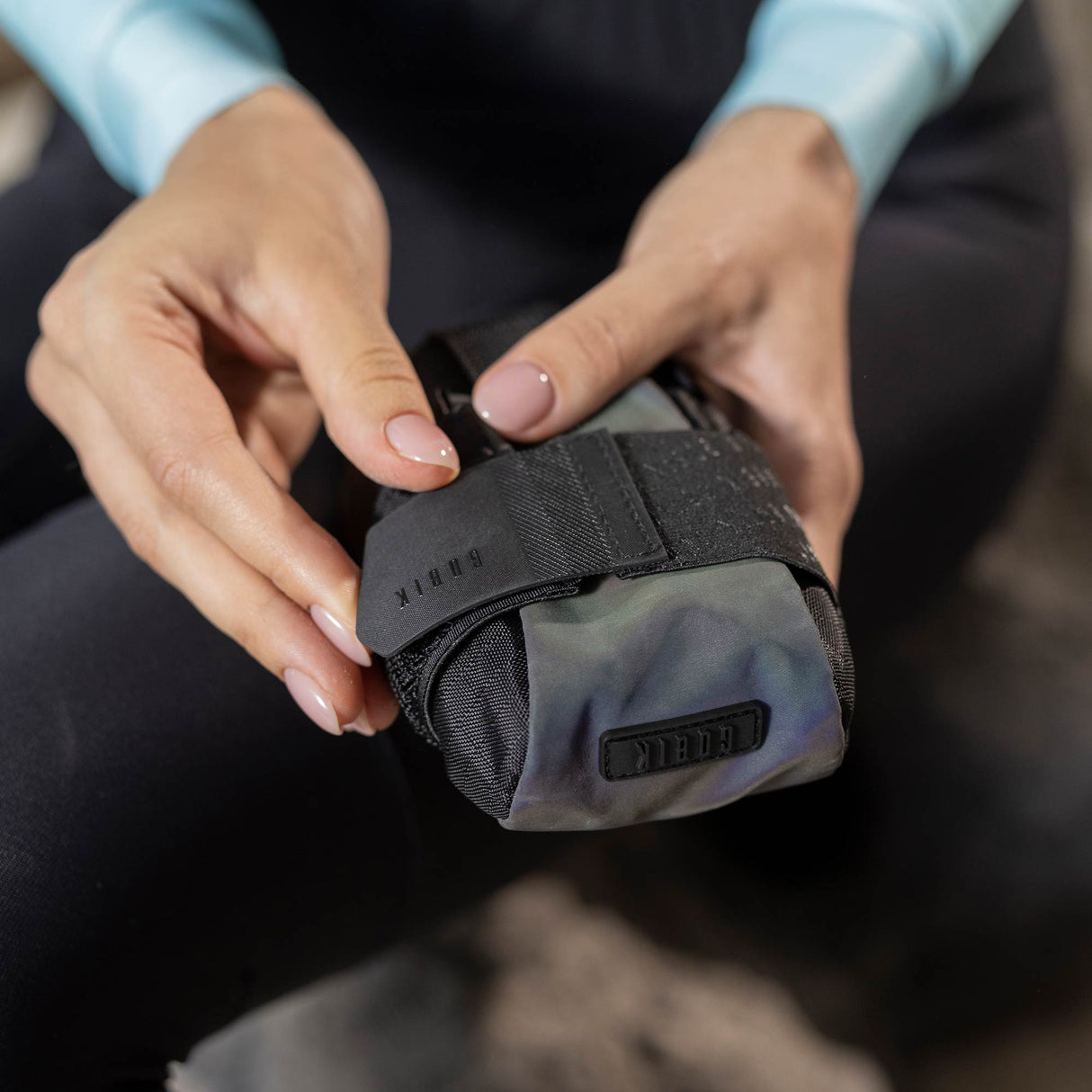 Saddle Bag Pouch Compact True Black