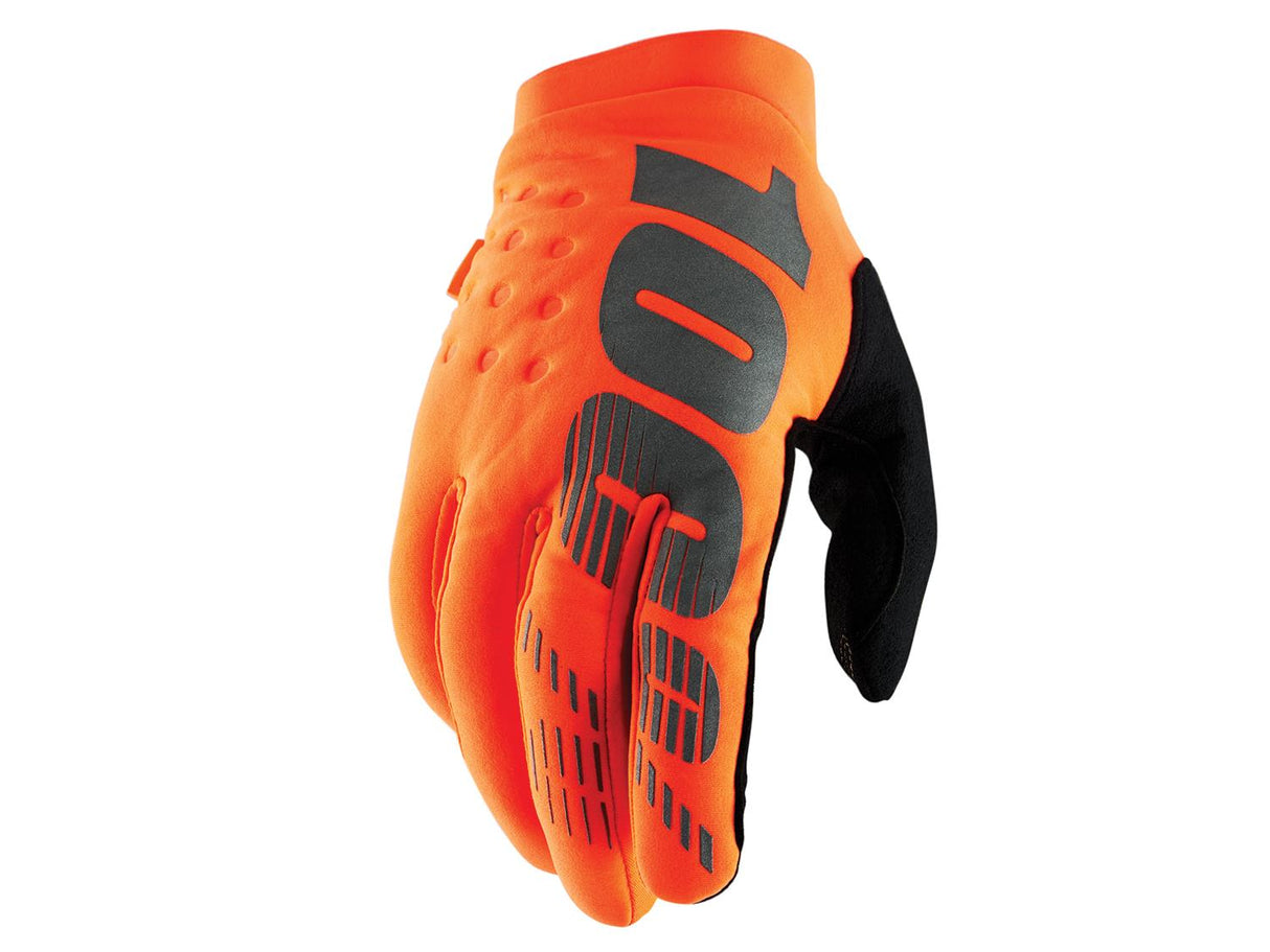 Brisker Thermo-Handschuhe - orange/black