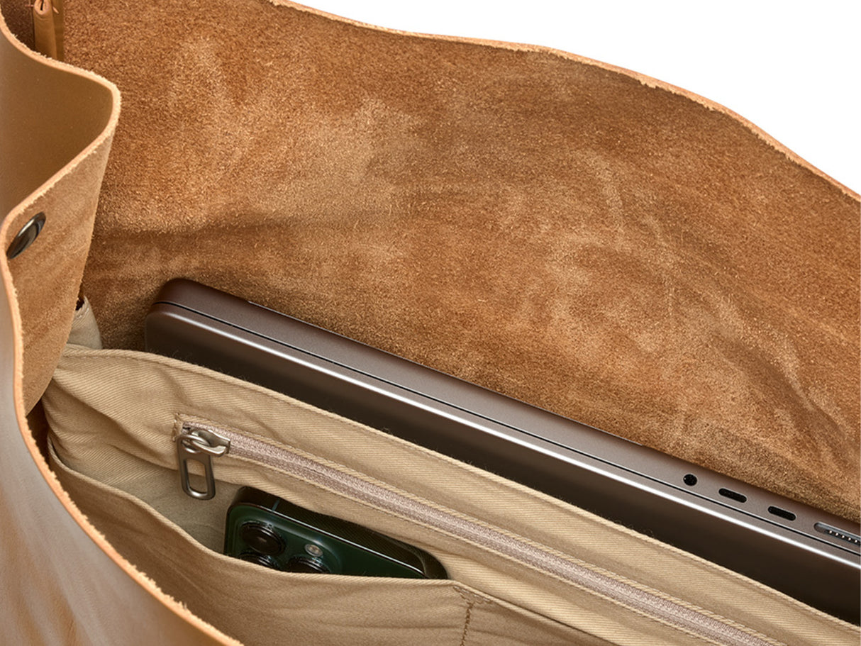 Pickwick Harte Ledertasche 26L - Honig