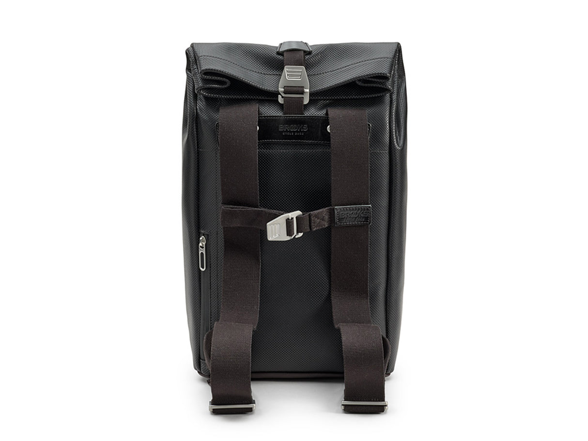 Pickwick Reflektierende Ledertasche 12L - Schwarz