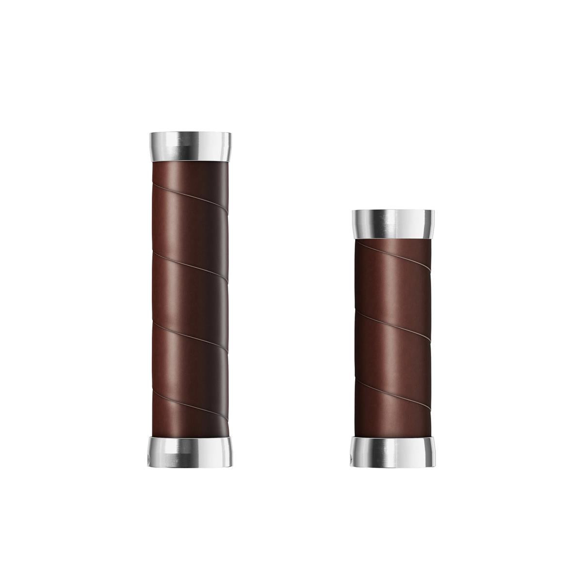 Slender Leather Grips  - lang/kurz - brown