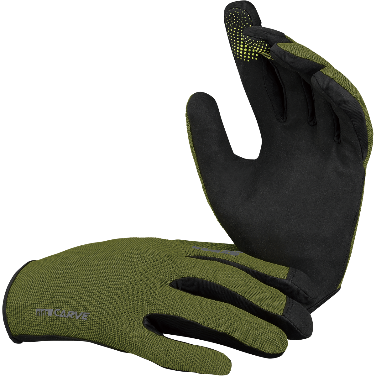 Carve Fahrradhandschuhe - Olivegrün/Schwarz iXS