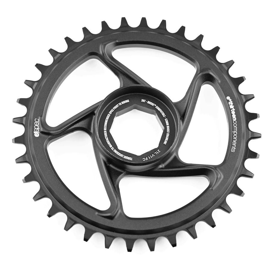 Brose S Mag Direct Mount Kettenblatt, 53mm Kettenlinie - black e.thirteen