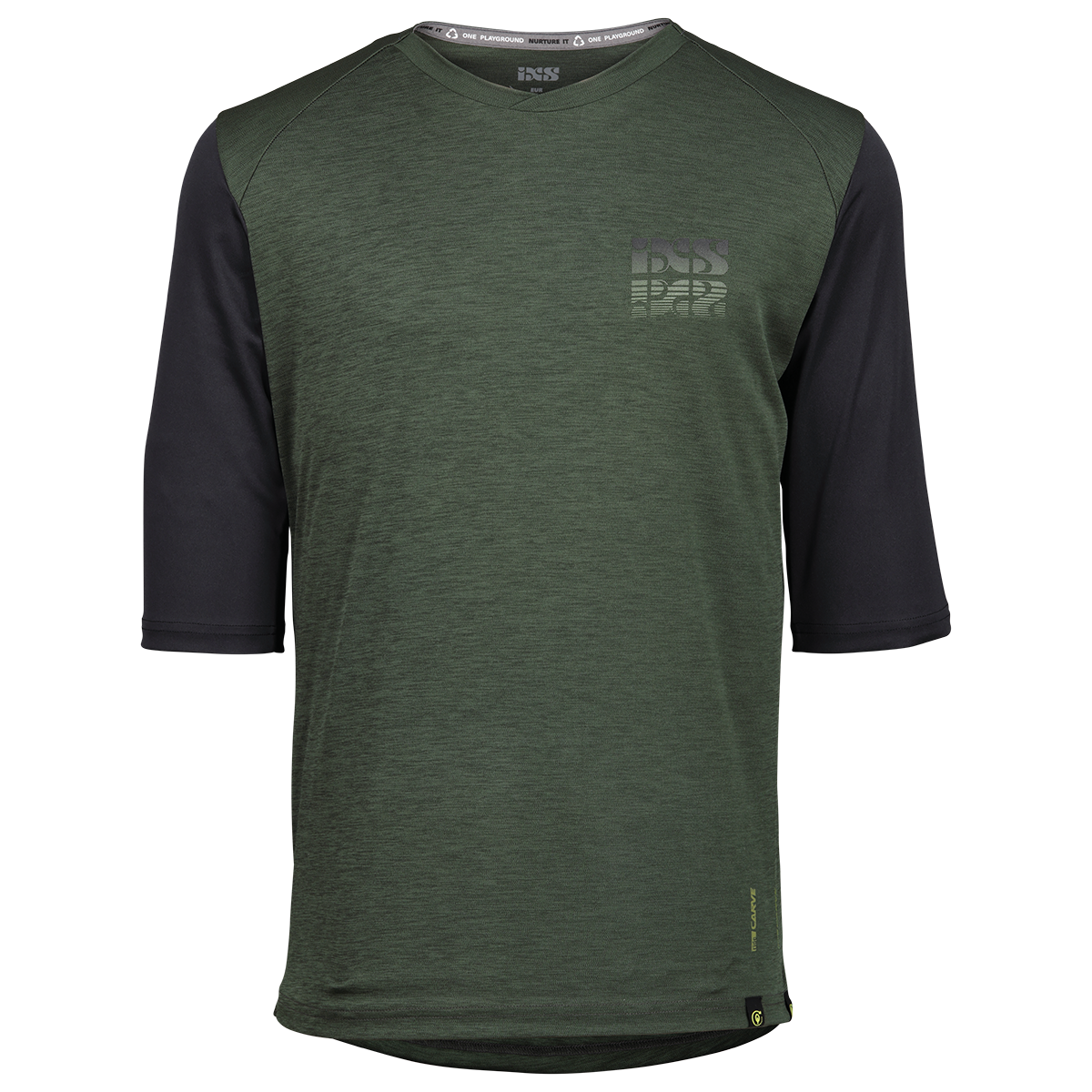 Carve X Jersey olive-solid black
