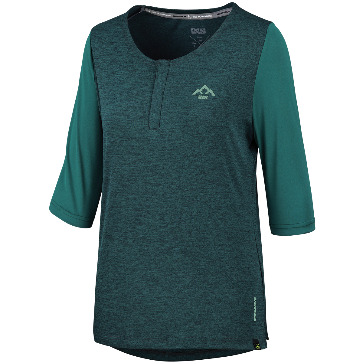 Carve X Women Henley everglade-solid everglade