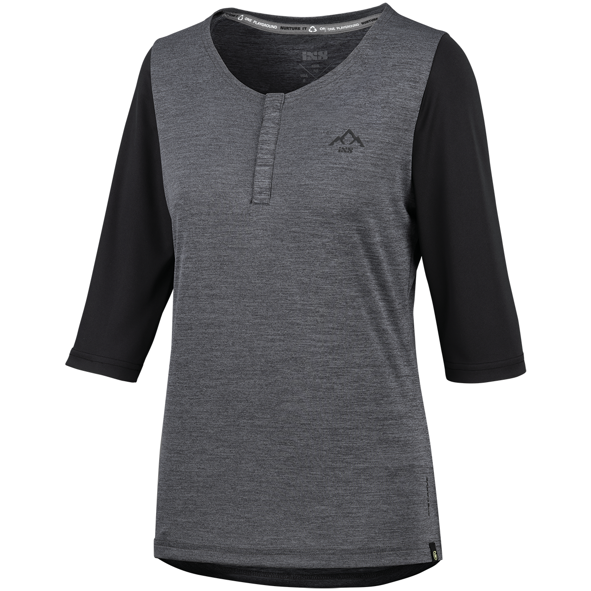 Carve X Women Henley graphit-solid black