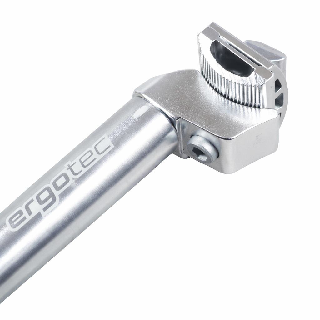 Tija de sillín patentada plata 25.0 - 31.8mm