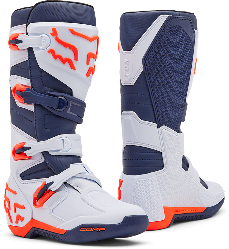 Comp Boot - White/Navy
