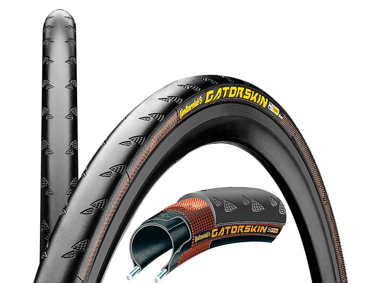 Gatorskin, pneu à tringle 23-571 - noir