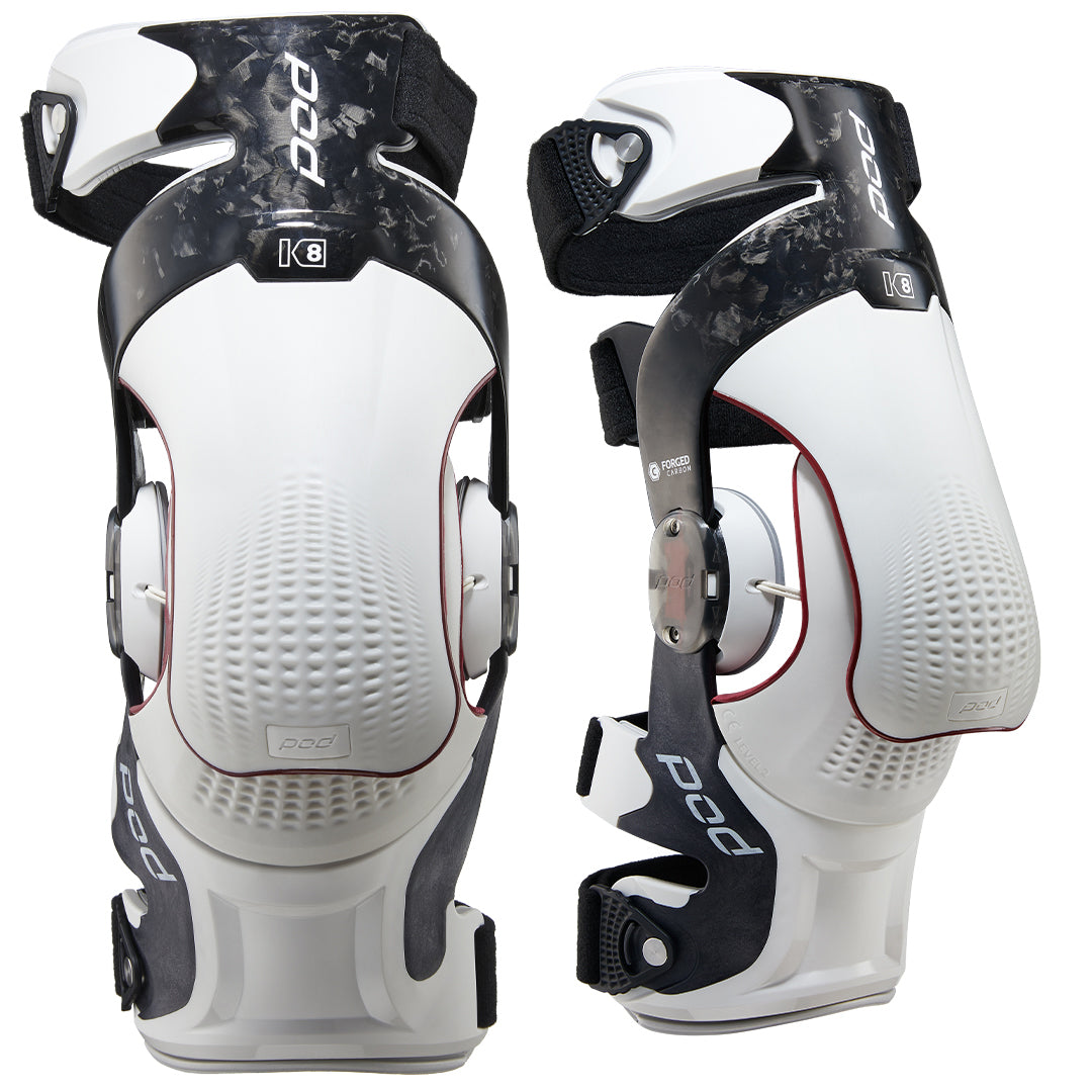 K8 3.0 Knee Brace carbon/white carbon-weiss