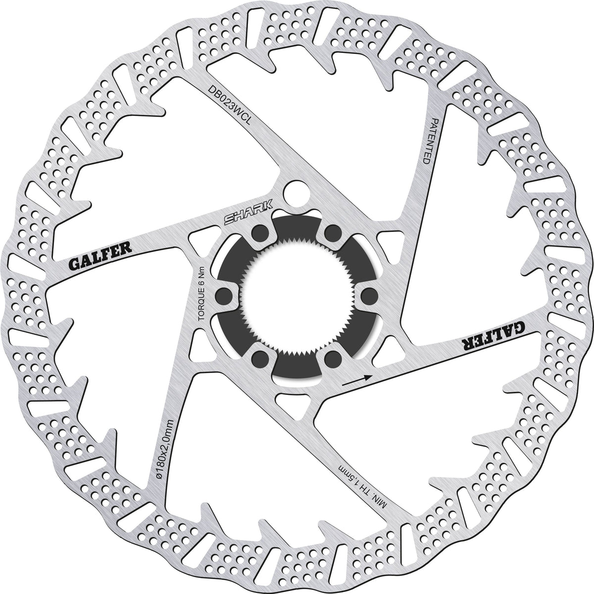 SHARK® Bremsscheibe - Centerlock Galfer