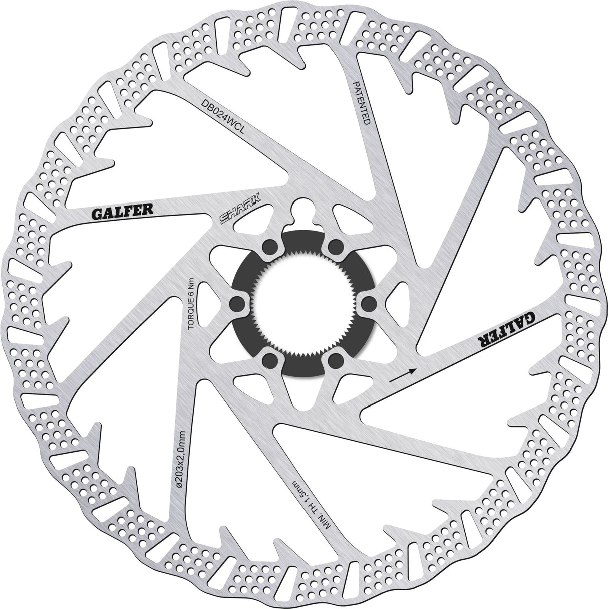 SHARK® Bremsscheibe - Centerlock Galfer