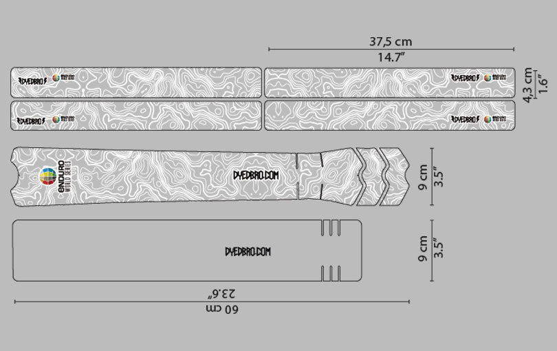 Rahmenschutz Kit - Enduro World Series White
