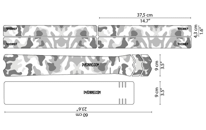 Rahmenschutz Kit - Camo Black