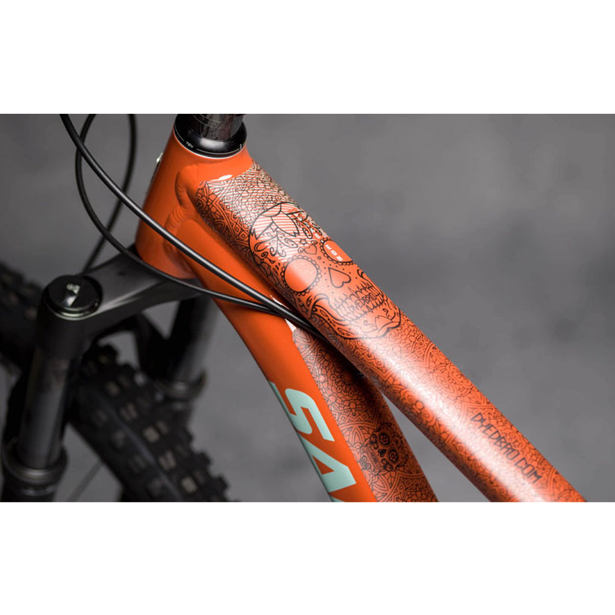 Rahmenschutz Kit - Día de Muertos - Black Matte