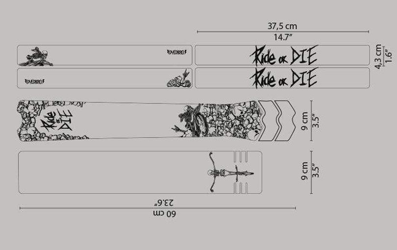 Rahmenschutz Kit - Ride or Die Black