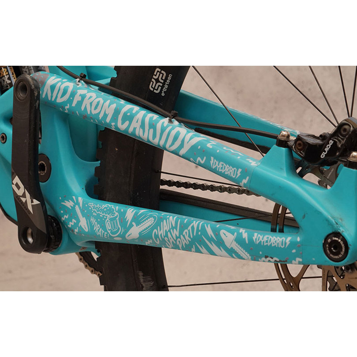 Rahmenschutz Kit - Chainsaw White Matte