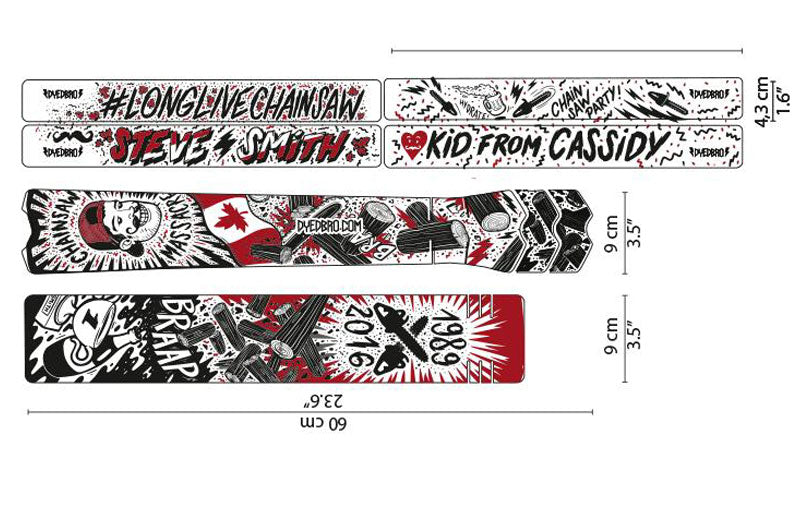 Rahmenschutz Kit - Chainsaw Black / Red