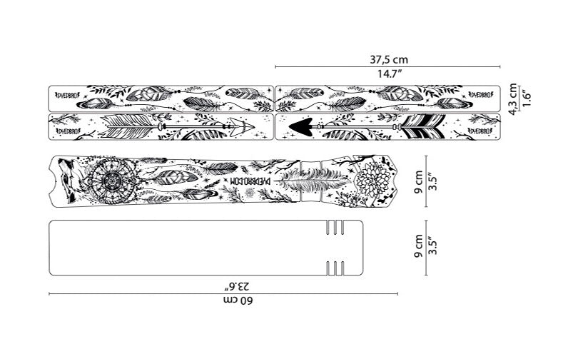 Rahmenschutz Kit Dream Catcher - Black Matte