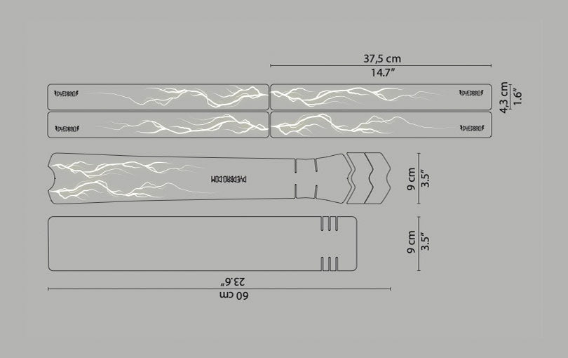 Rahmenschutz Kit - Lightning - Yellow Matte