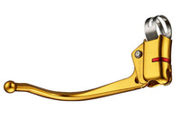 DC 139 Bremshebel geschwungen - 1 Paar - gold