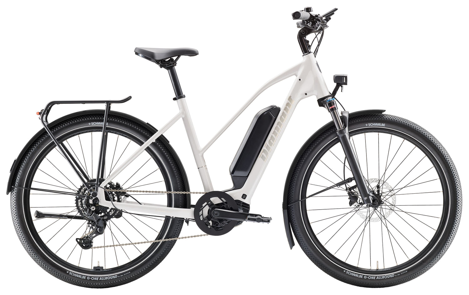 Zing Trip Core (Midstep) - Baumwollweiss Metallic 800Wh