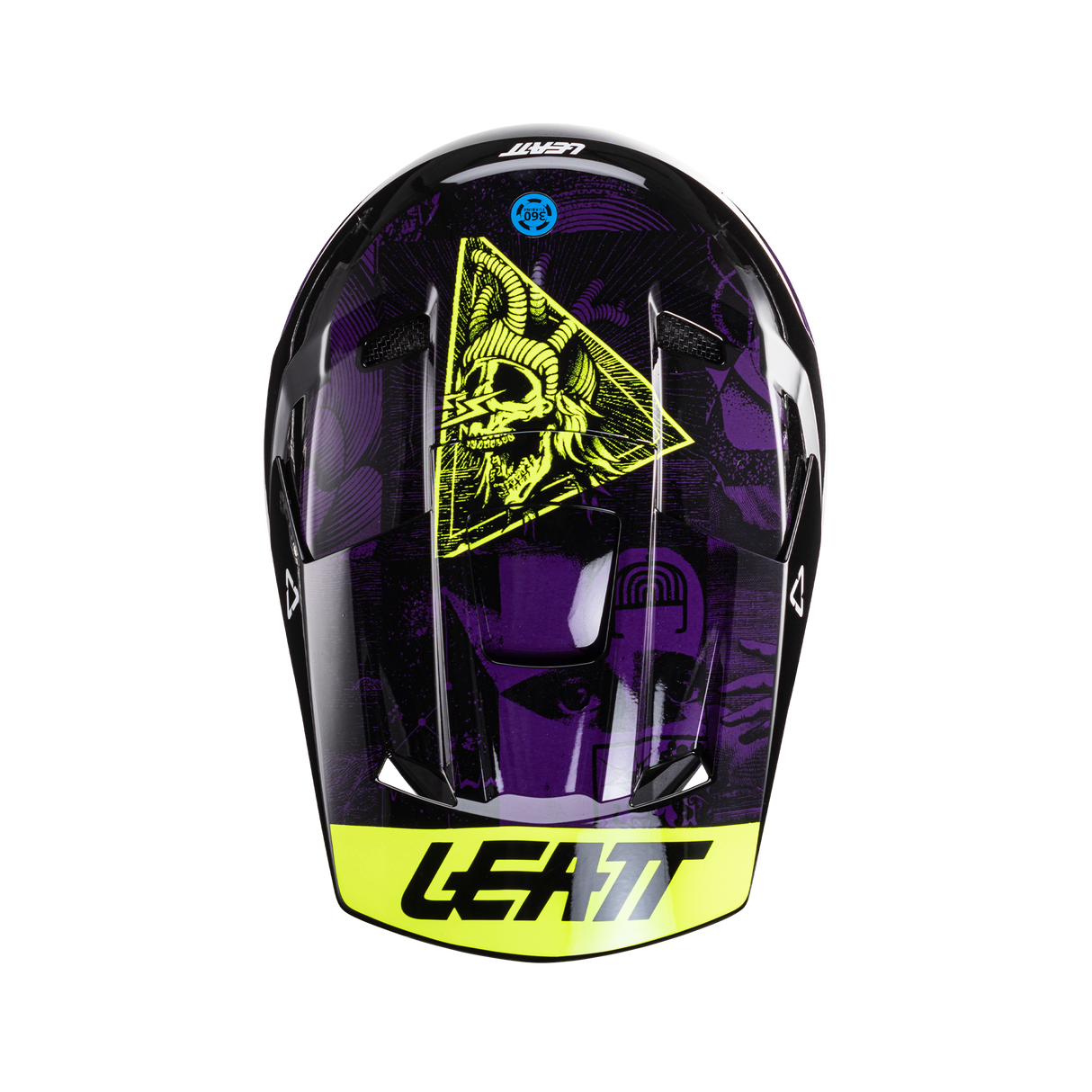 Helmet Moto 2.5 V24 UV schwarz-grün-weiss M