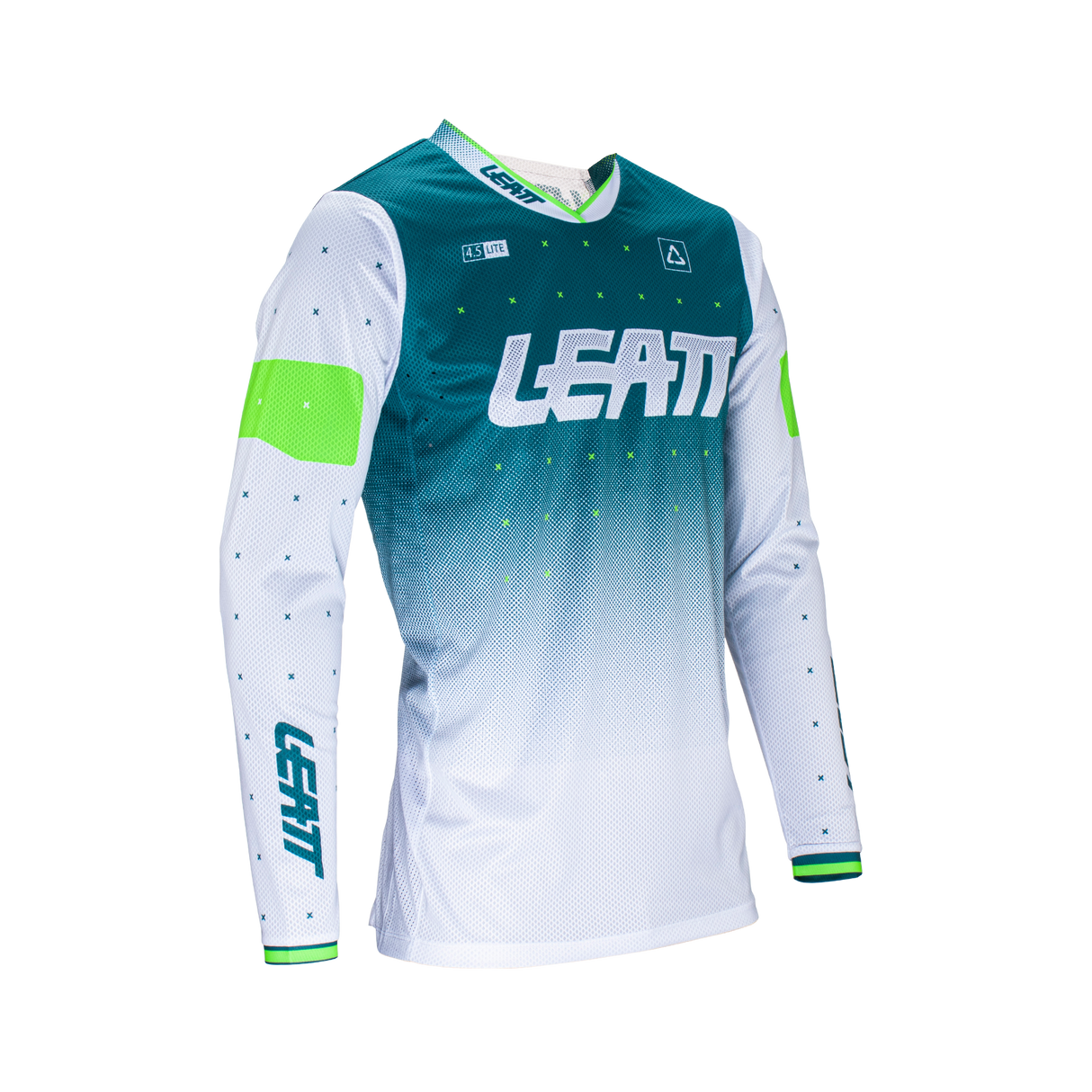 Jersey Moto 4.5 Lite Acid Fuel weiss-grün-lime