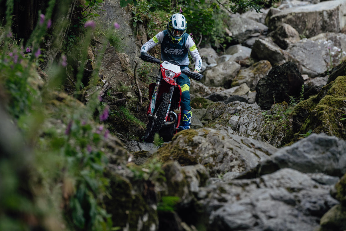 Jersey Moto 4.5 Lite Acid Fuel weiss-grün-lime