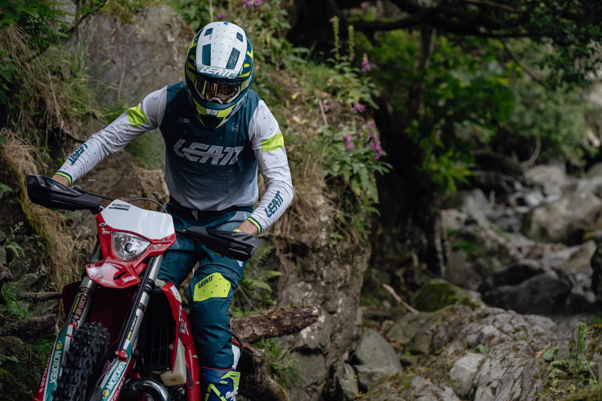 Jersey Moto 4.5 Lite Acid Fuel weiss-grün-lime