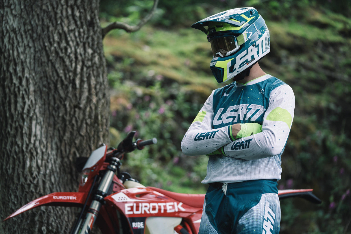 Jersey Moto 4.5 Lite Acid Fuel weiss-grün-lime