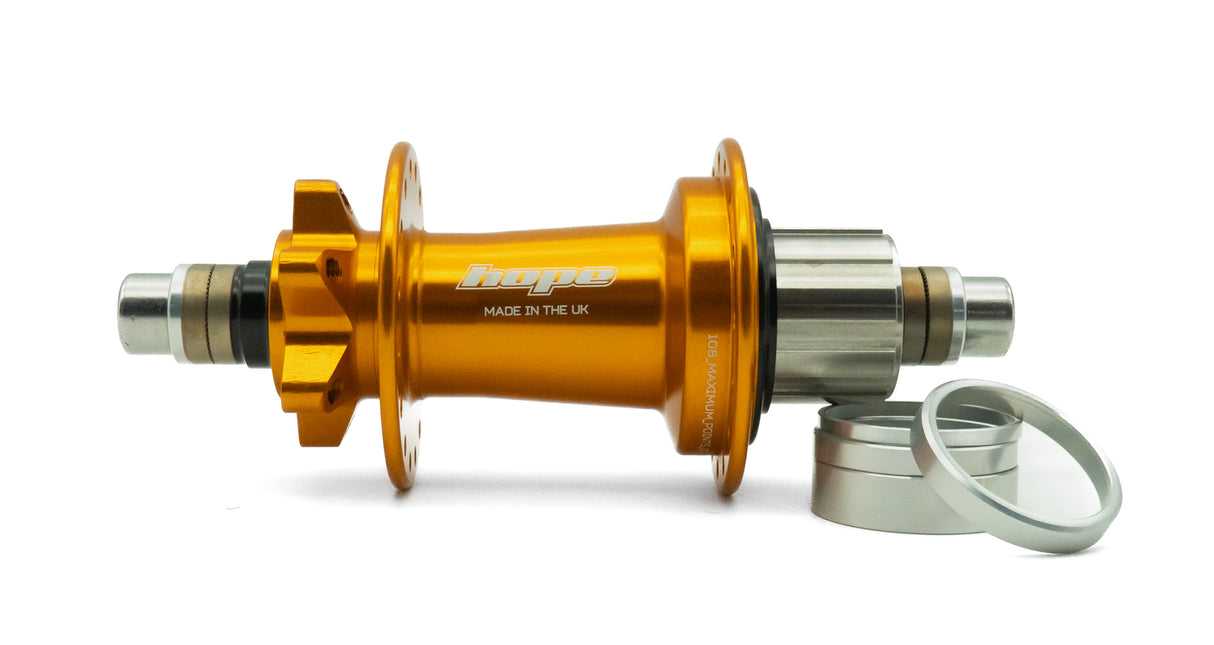 Pro 5 Trial/Singlespeed Hinterradnabe orange 32 Loch - 135 mm Bolt In