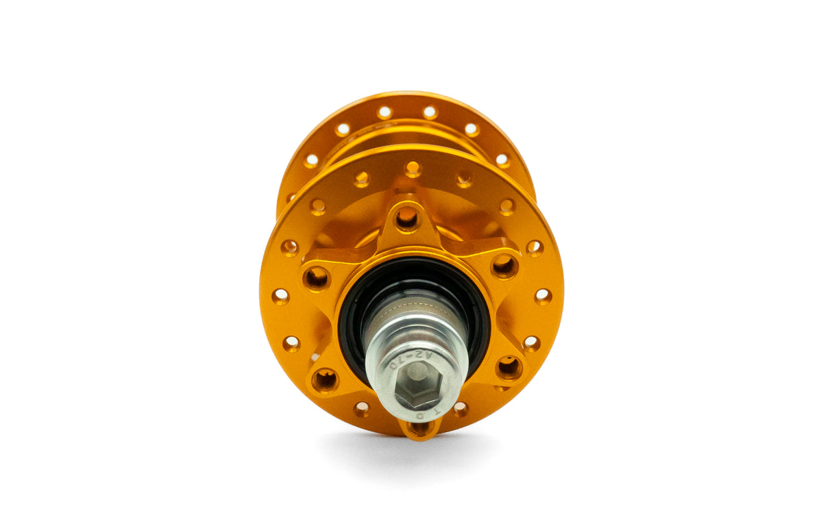 Pro 5 Trial/Singlespeed Hinterradnabe orange 32 Loch - 135 mm Bolt In