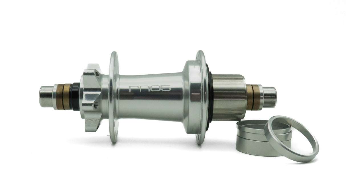 Pro 5 Trial/Singlespeed Hinterradnabe silber 32 Loch - 135 mm Bolt In