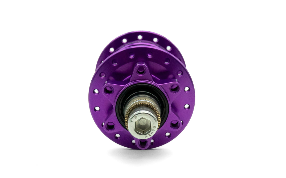 Pro 5 Trial/Singlespeed Hinterradnabe purple 32 Loch - 135 mm Bolt In