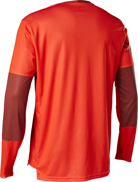 Defend LS Jersey Moth Fluorescent Red