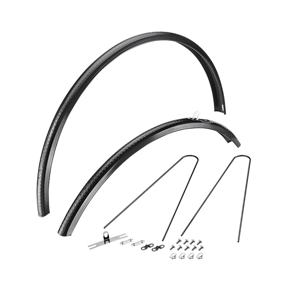 ENE Schutzblechset F-2 - schwarz