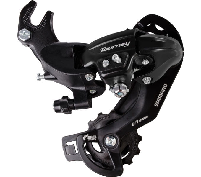 TOURNEY Schaltwerk RD-TY300, 6-fach/7-fach, mit Adapter - schwarz Shimano