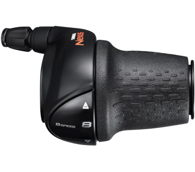 NEXUS Drehgriffschalter L-C6000 8-fach, für CJ-8S40 - schwarz Shimano