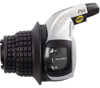 TOURNEY Twist Shifter SL-RS45 3-speed - black/silver