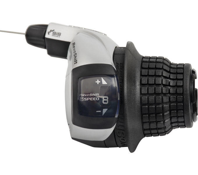 TOURNEY Drehgriffschalter SL-RS45 8-fach - schwarz/silber Shimano