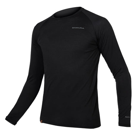 BaaBaa Blend Baselayer (langarm) - Schwarz