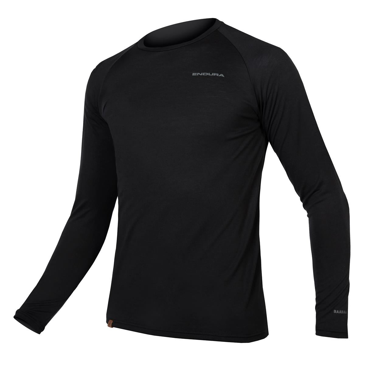 BaaBaa Blend Baselayer (langarm) - Schwarz