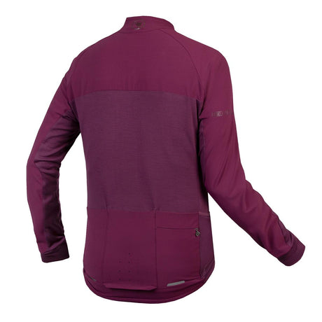 GV500 Trikot (langarm) - Aubergine